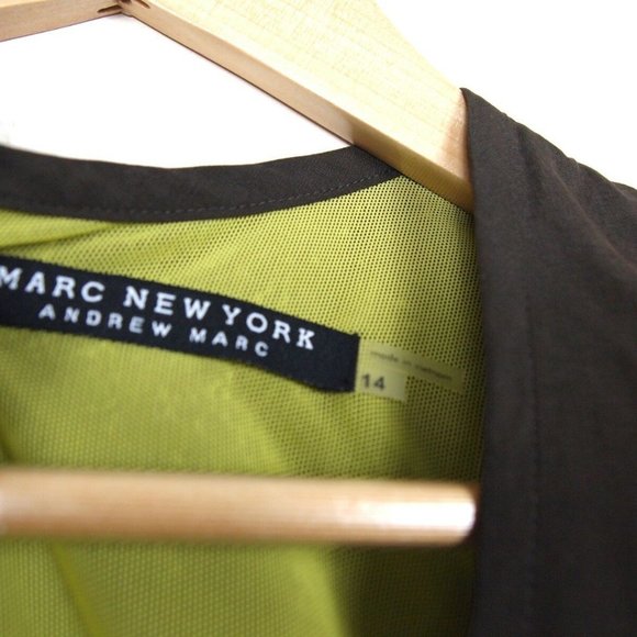 NWT Marc New York Andrew Marc Brown Sheath Dress - Picture 4 of 5
